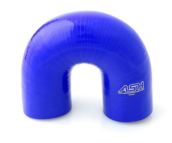 SILICONE HOSE 22MM 180 BEND, BLUE, UNIVERSAL AIR, WATER, INTAKE