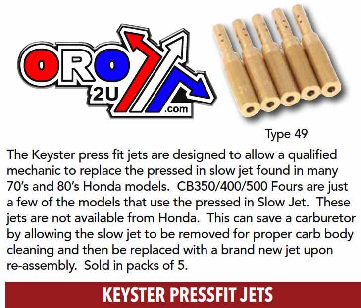 38 SLOW JET KEYSTER TYPE 49 18-5916