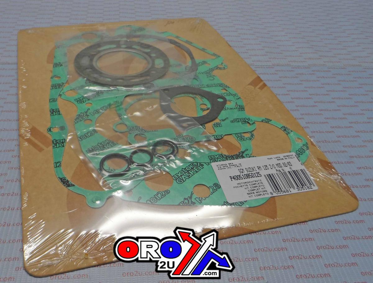 GASKET FULL SET 82-83 RM125, ATHENA P400510850125 11pcs