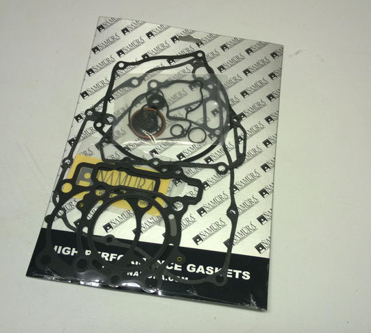 GASKET FULL SET 09-16 KX250F, NAMURA NX-20017F KAWASAKI, *** NO ROCKER RUBBER SEAL