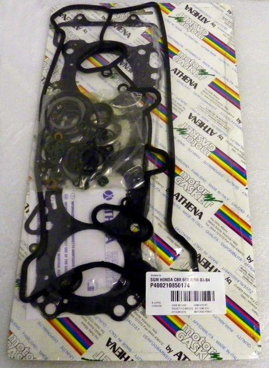 GASKET FULL SET CBR600 03-04, ATHENA P400210850174, ROAD HONDA