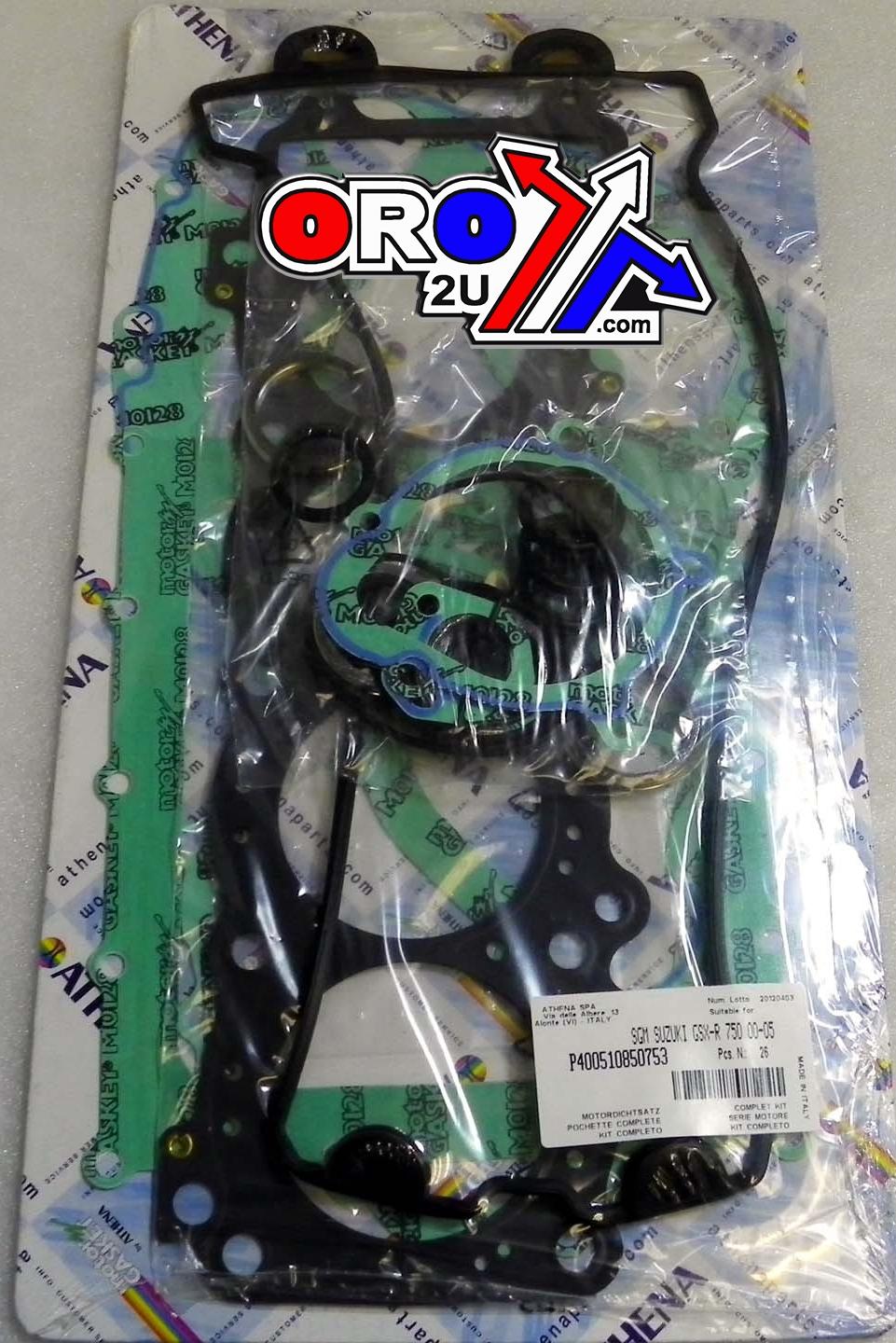 GASKET FULL KIT 01-2 GSXR1000, ATHENA P400510850753 SUZUKI