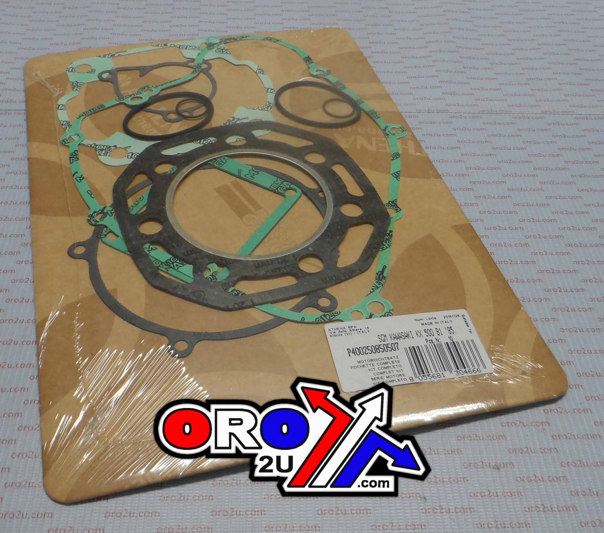 GASKET FULL SET 1985 KX500, ATHENA P400250850507 KAWASAKI