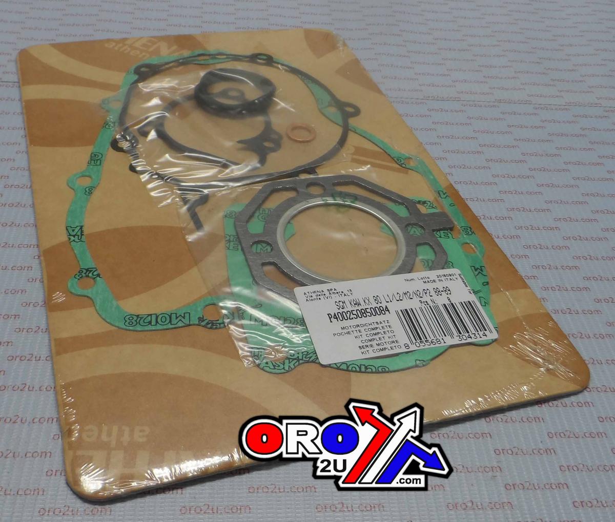 GASKET FULL SET 88-89 KX80, ATHENA P400250850084