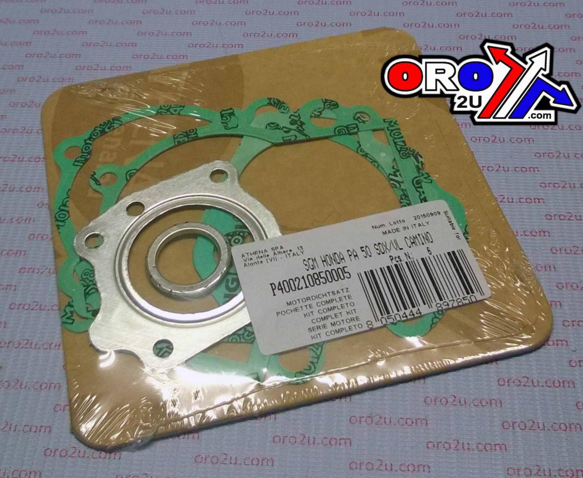 GASKET FULL SET PA50 78-91, ATHENA P400210850005 HONDA