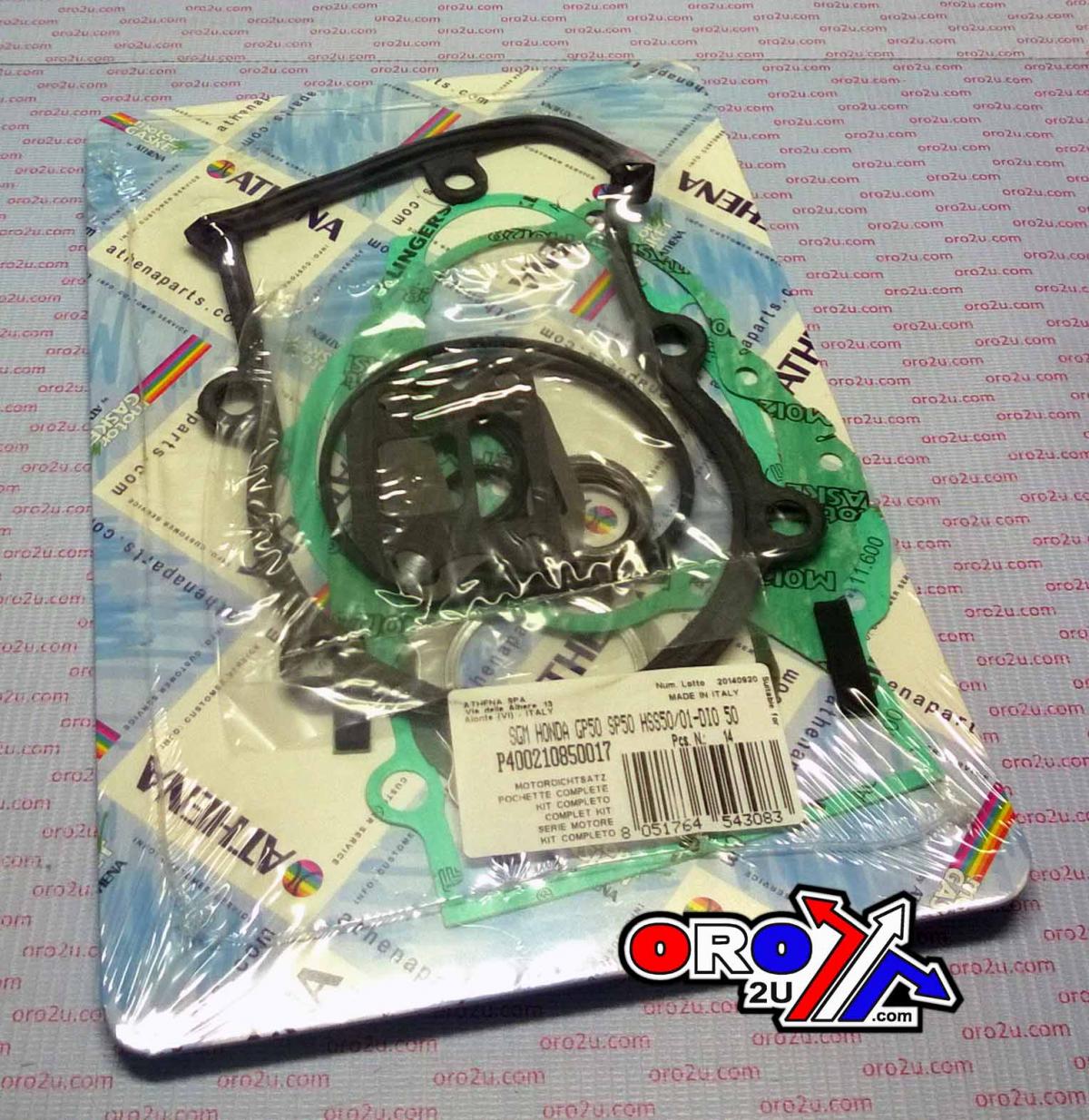 GASKET FULL SET GP/SR/SP50, ATHENA P400210850017 HONDA