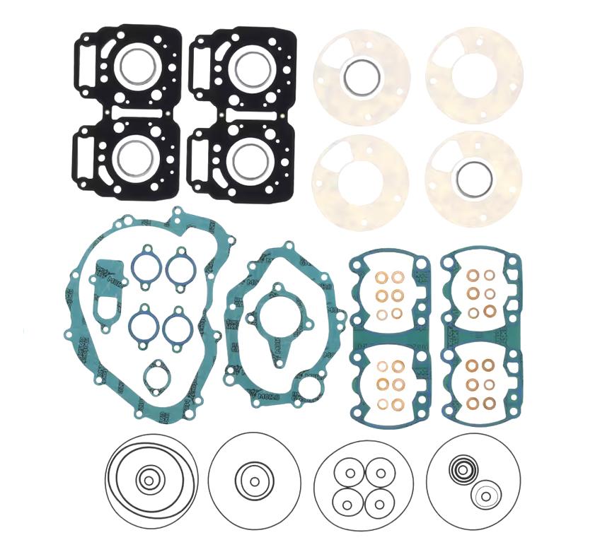 GASKET FULL SET RG500 86-89, ATHENA P400510850501 SUZUKI