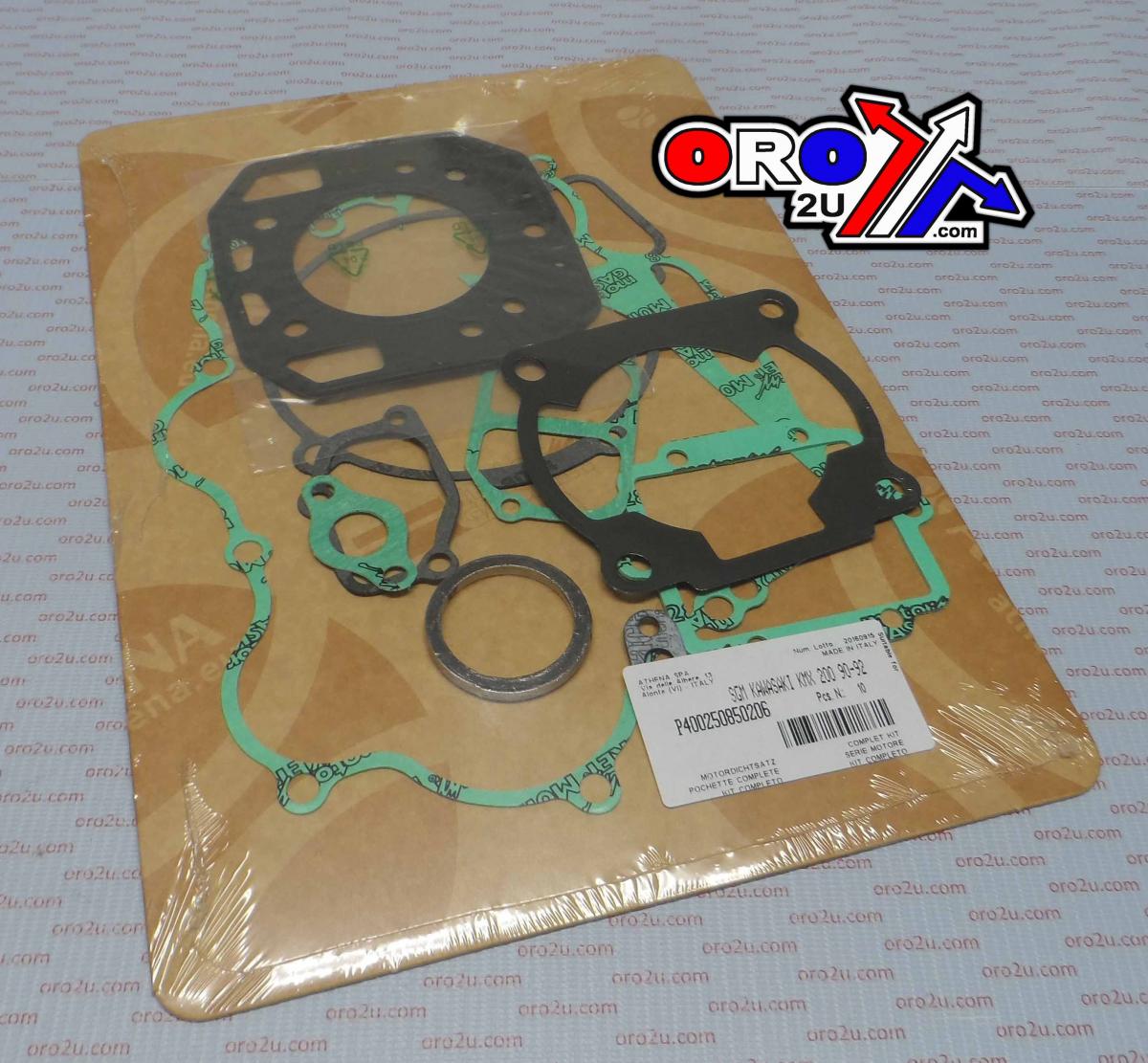 GASKET FULL SET KMX200 90-92, ATHENA P400250850206 KAWASAKI