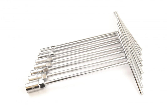 CLEARANCE T-HANDLE BARS 8-19mm SOCKET SET OF 8