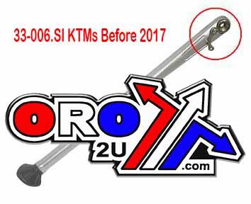 SIDE STAND ALUM. KTM SILVER, PSYCHIC MX-04075, 78003023044