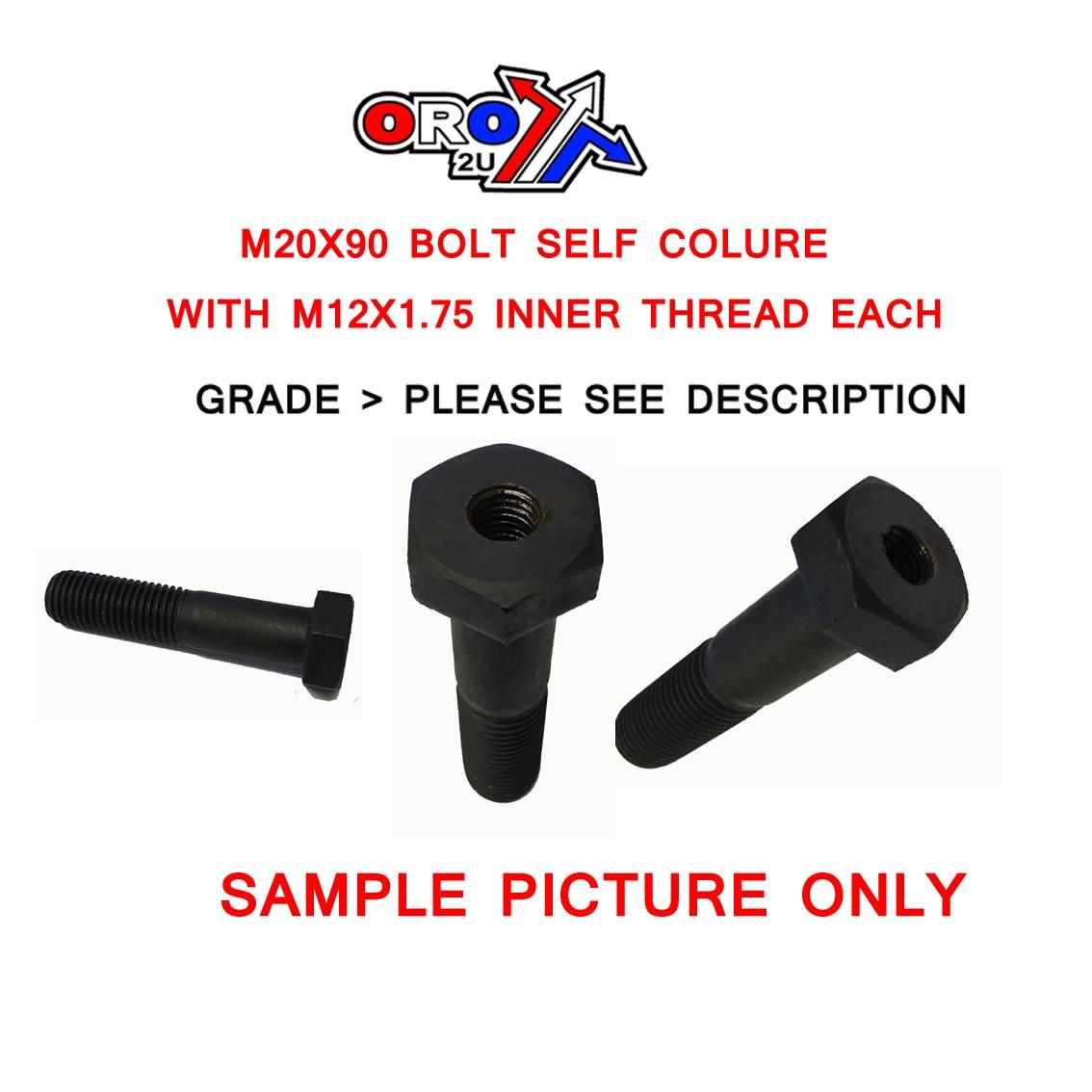 M20X90 BOLT INNER THREAD M12, EACH