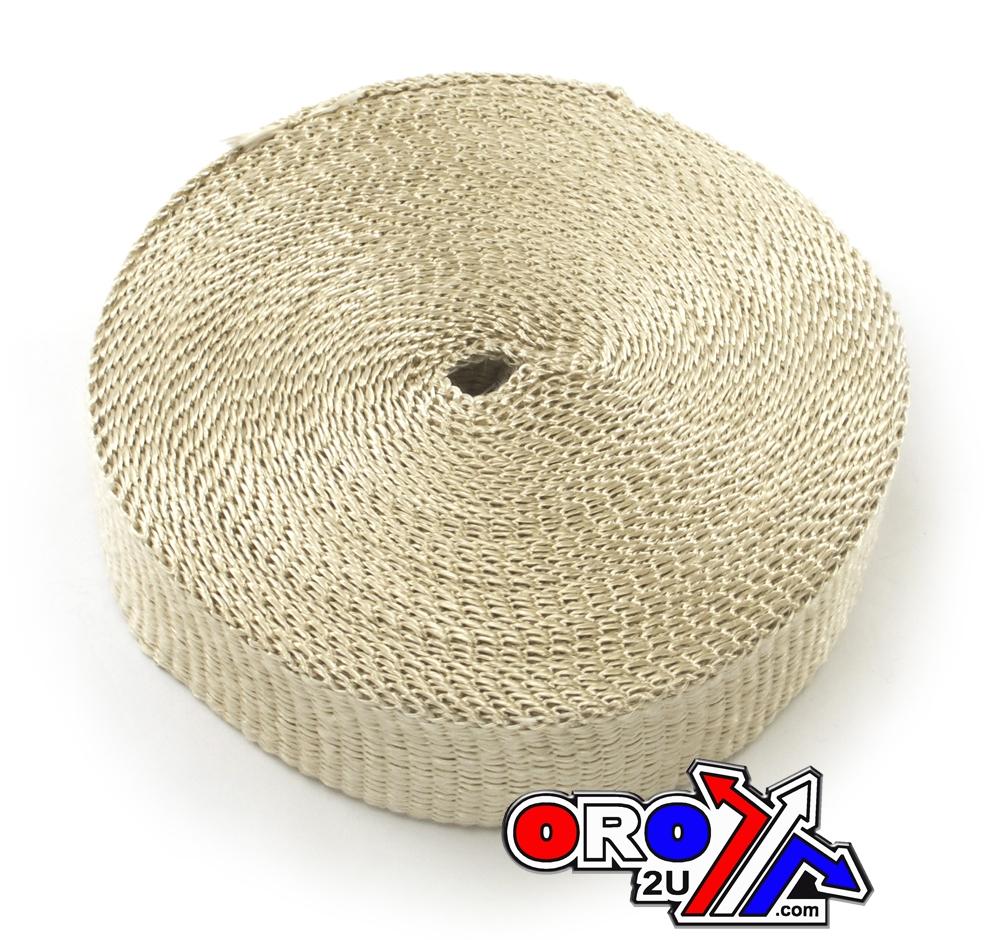 2"x50' TAN EXHAUST WRAP, Manifold Downpipe High temperature Tape, HX500-2000