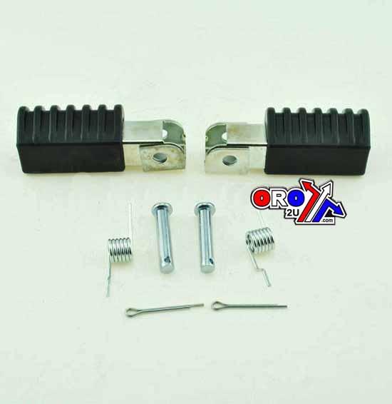 FOOTPEG KIT PW50 PW80 PEEWEE, 214-27421-00-00, 4X4-27413-00-00, 90508-20023-00, 91701- 08038-00, 90508-20023-00, 91401-25020-00 /