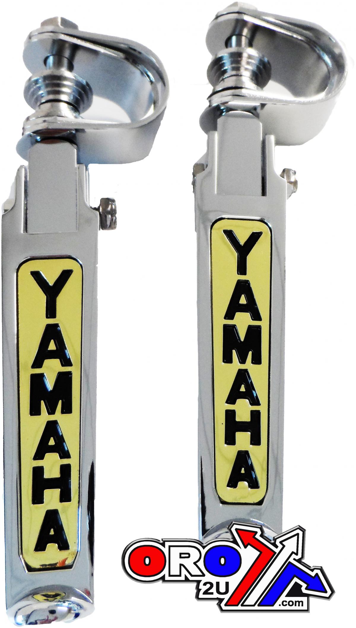 FOOT PEG SET CHROME YAMAHA