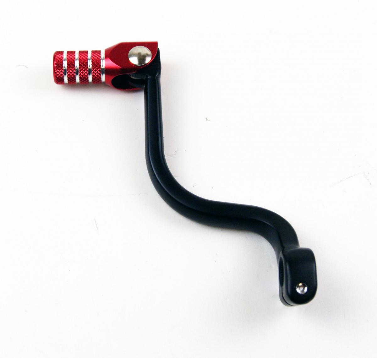 GEAR LEVER ALU KX BLACK / RED, KX125/250/500 R-LEVC00KX004