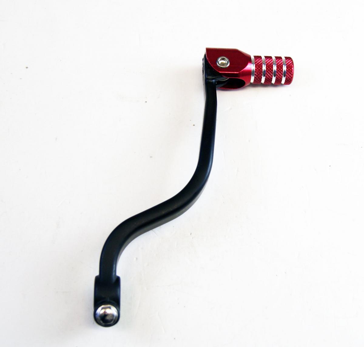 GEAR LEVER ALUM BLACK / RED, RM85 02-15 R-LEVC00RM001