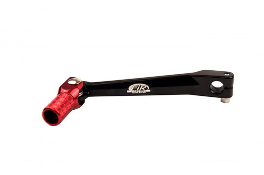 GEAR LEVER SHIFT BLACK CRF80/100, ALUMINIUM FORGED 24701-KN4-A60, FIR BRAND, BLACK & RED