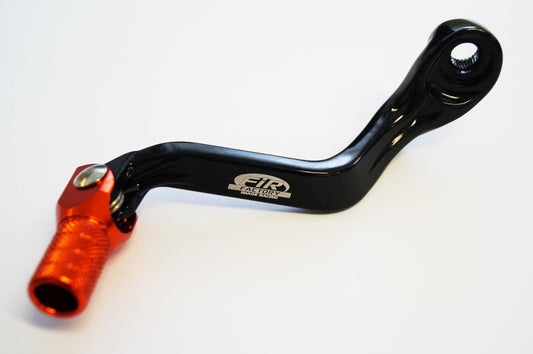 GEAR LEVER SHIFT KTM 65 SX, ALUMINIUM FORGED 46234031044, FIR BRAND, BLACK & ORANGE