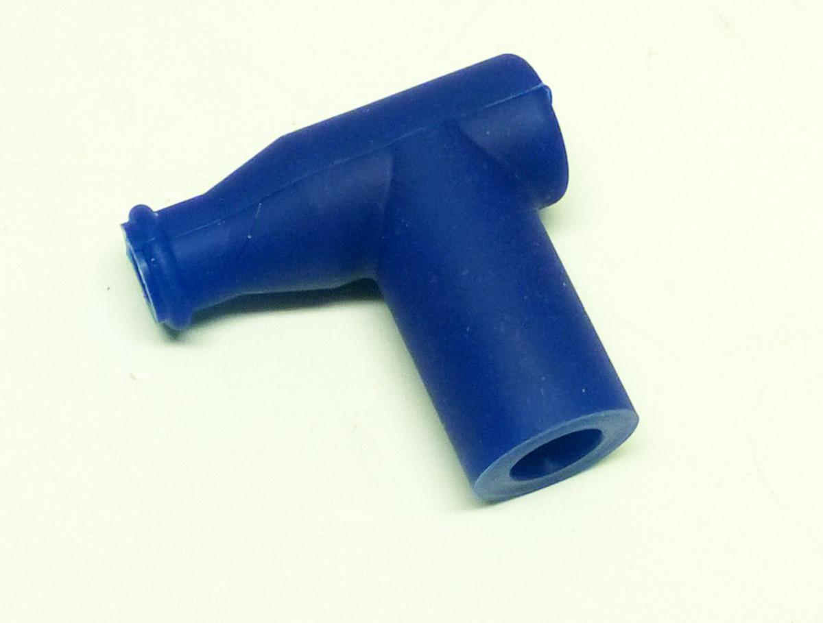 SPARK PLUG CAP RUBBER BLUE, 01-109-23