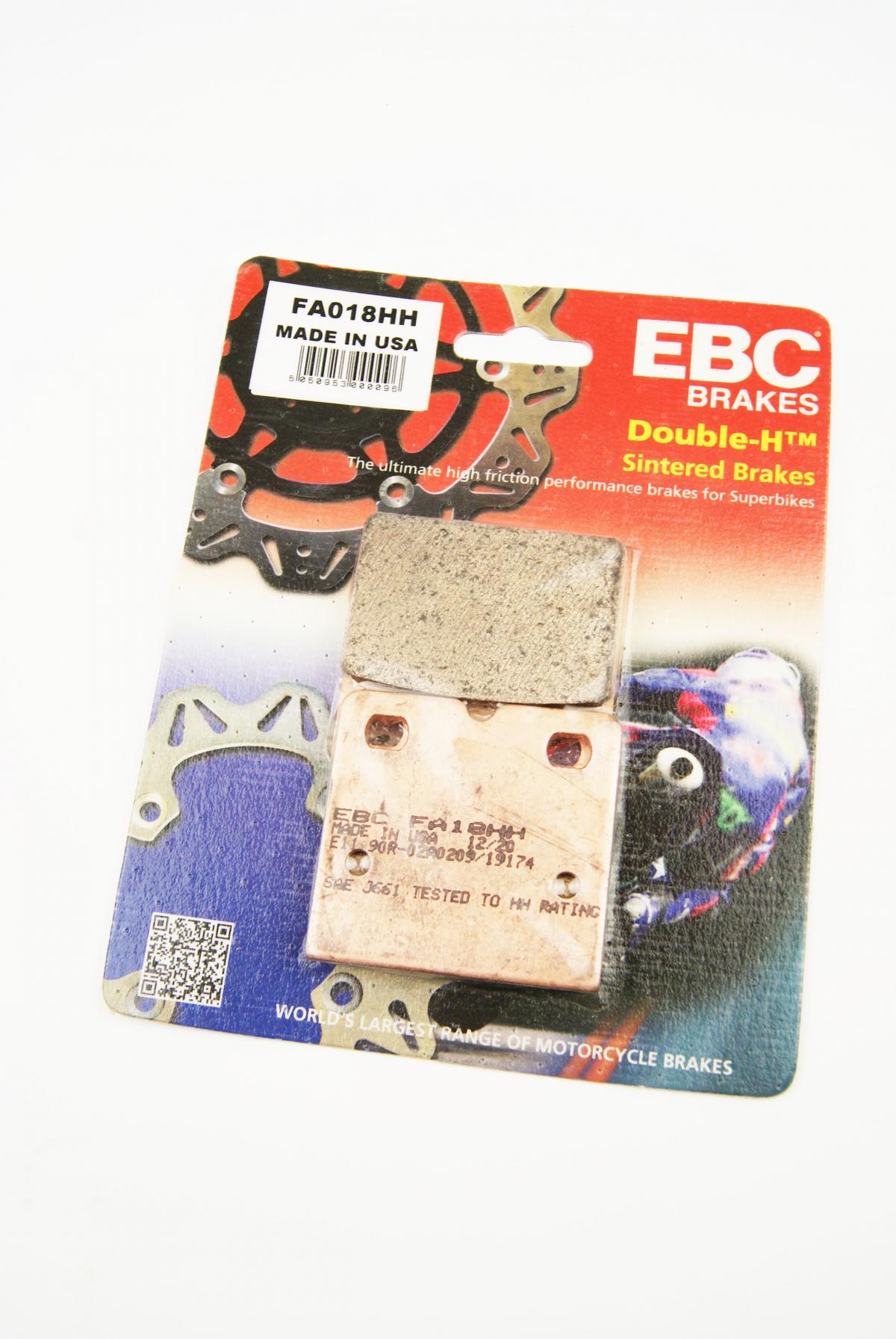 BRAKE PADS DISC SINTERED METAL, EBC FA018HH