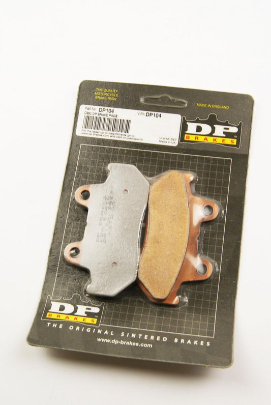BRAKE PADS SINTERED DP BRAKES, DP104 Premium 41-104.H.DP, 39-069/2