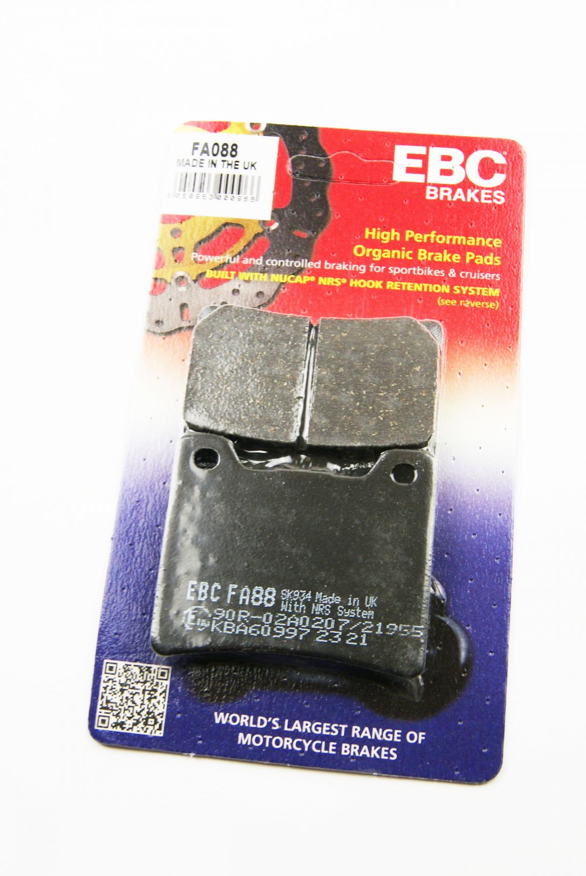 BRAKE PADS FA88 EBC