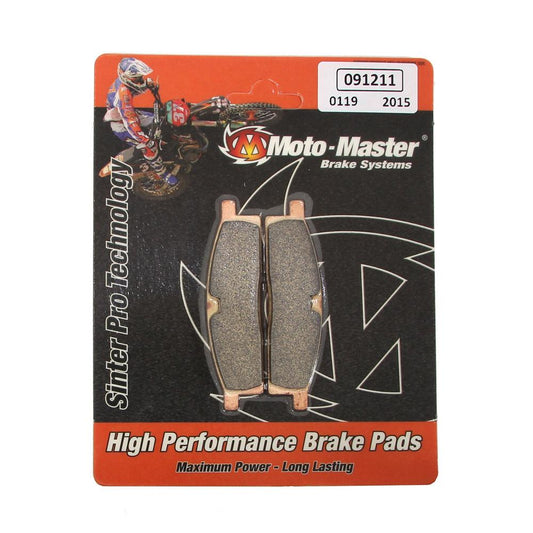BRAKE PADS STD MOTO-MASTER, SEMI-METALLIC STD 091211