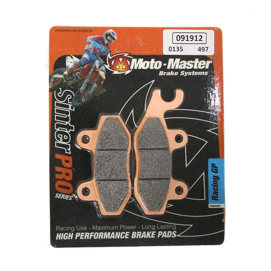 BRAKE PADS SINTERED RACING, MOTO-MASTER 091912, 39-135