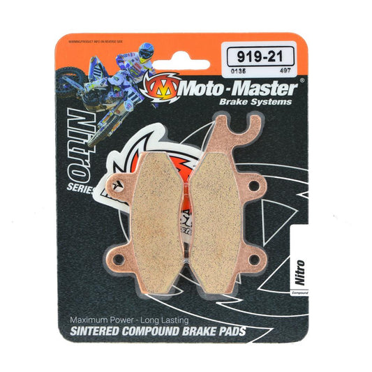 BRAKE PADS SINTERED NITRO, MOTO-MASTER 091921, 39-135