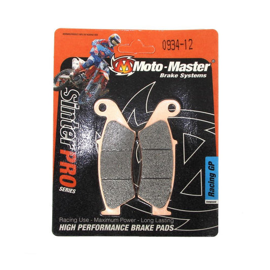 BRAKE PADS SINTERED RACING, MOTO-MASTER 093412, 39-185