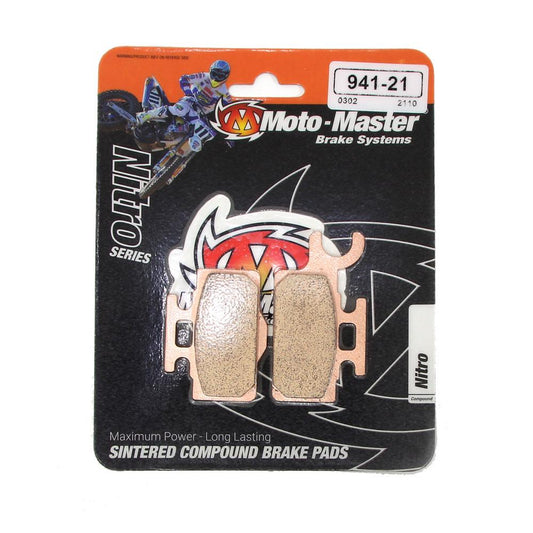 BRAKE PADS SINTERED NITRO, MOTO-MASTER 094121, 39-302, 41-328.H.NITRO