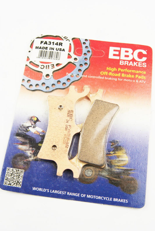 BRAKE PADS SINTERED METAL GOLD, EBC FA314R, POLARIS, 39-314