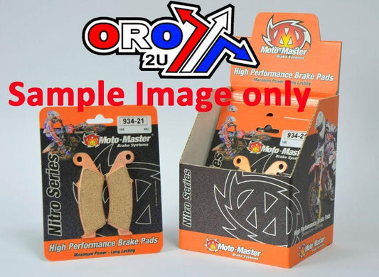 BRAKE PADS SINTERED NITRO, MOTO-MASTER 098221, 39-354