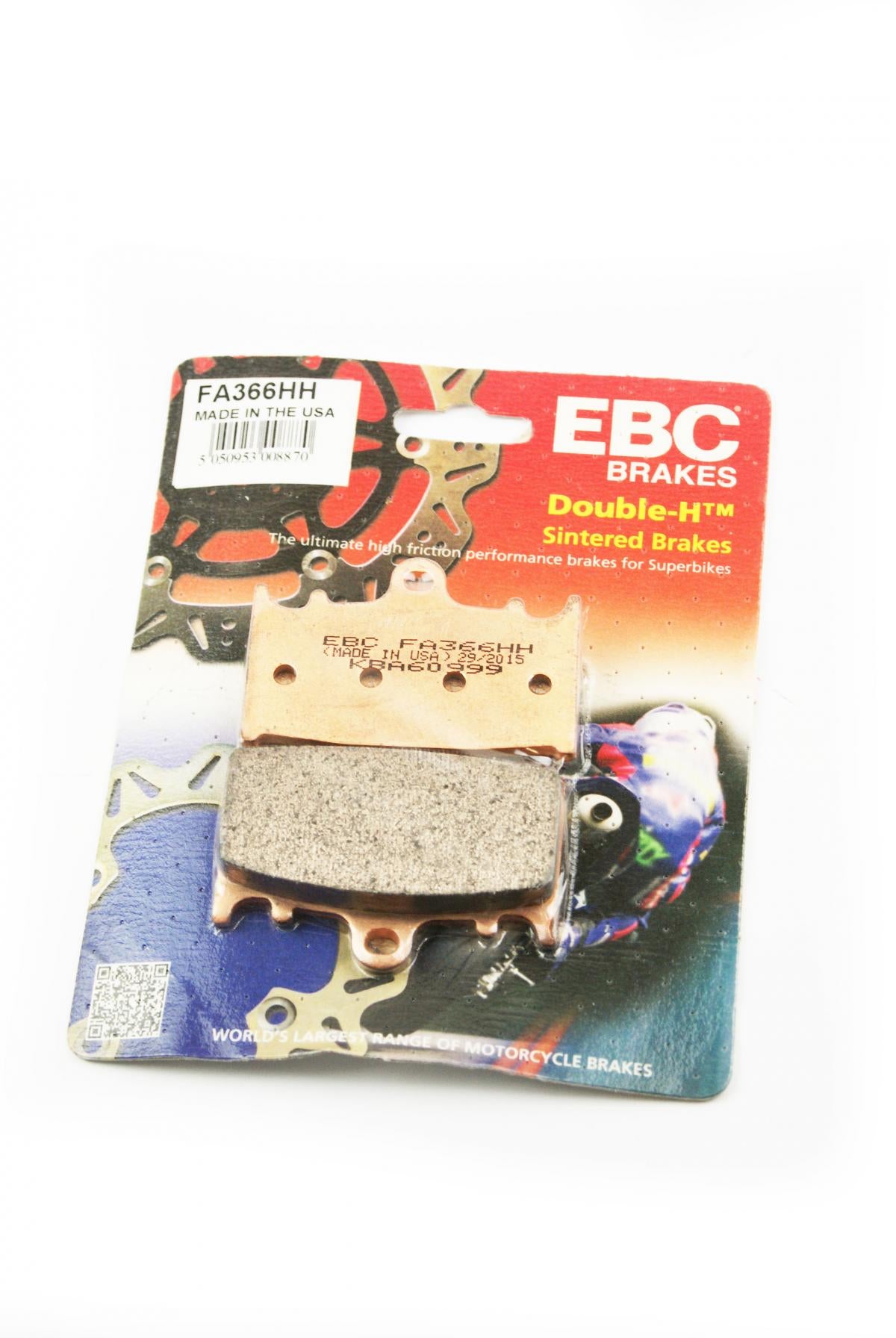 BRAKE PADS DISC SUZ SINTERED, EBC FA366HH