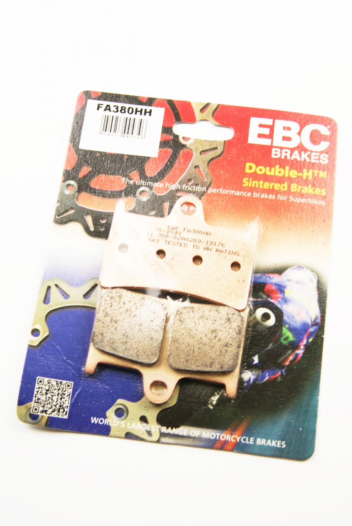 BRAKE PADS SINTERED METAL GOLD, FA380HH EBC