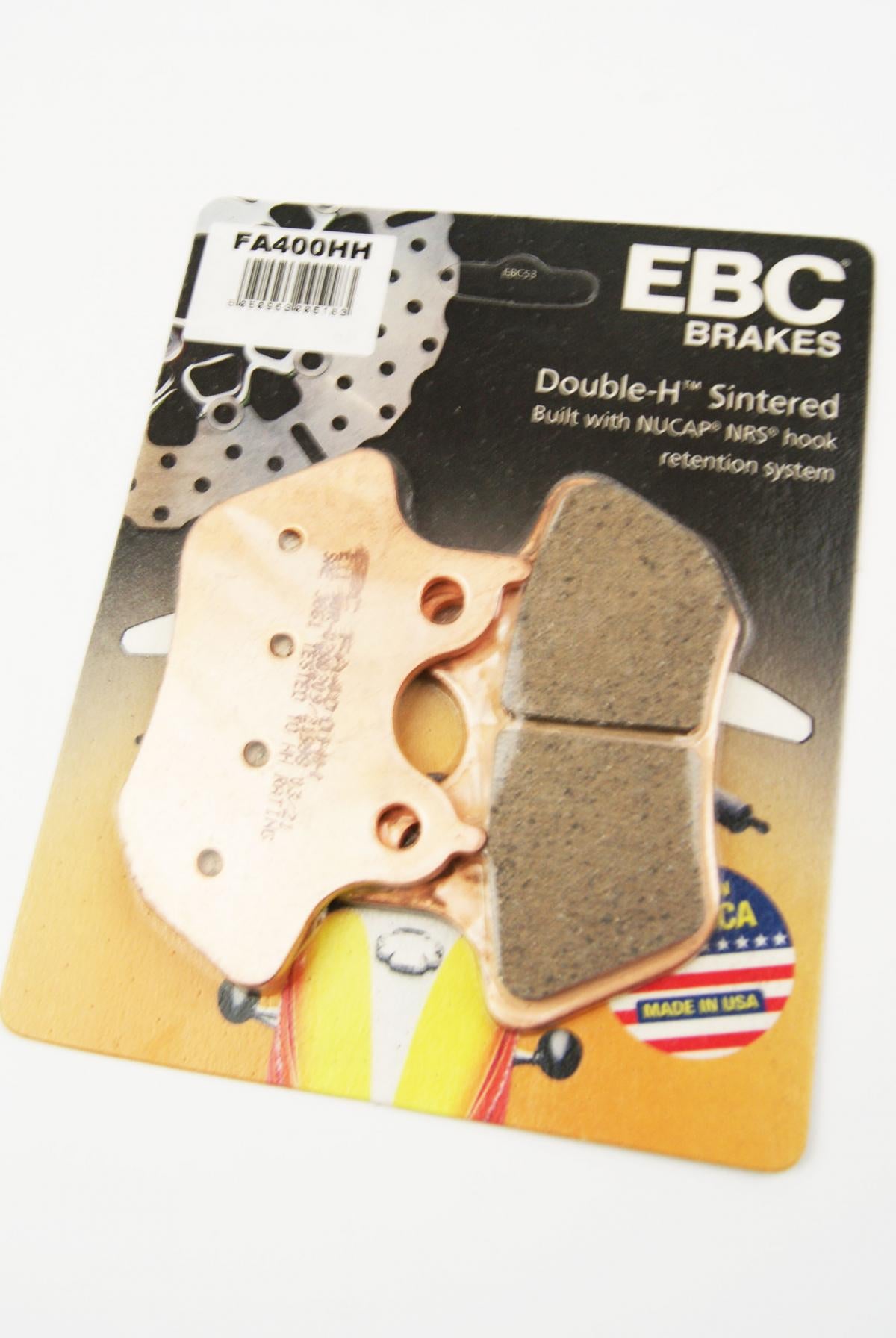 BRAKE PADS SINTERED METAL, EBC FA400HH HARLEY DAVIDSON