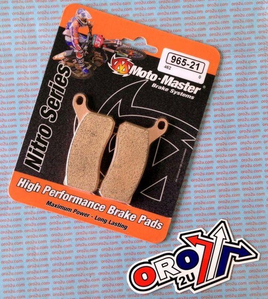 BRAKE PADS SINTERED NITRO, MOTO-MASTER 096521, 39-462