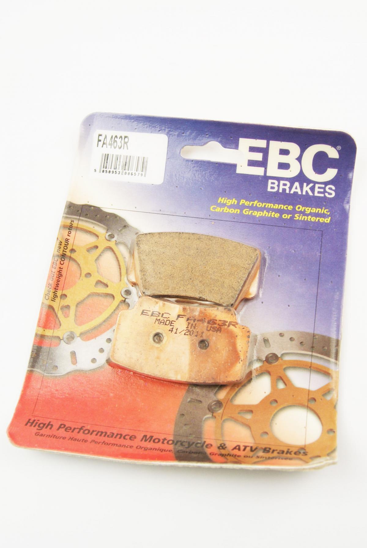 BRAKE PADS SINTERED EBC FA463R, RACING GOLD 41-990.H.EBC, 39-463