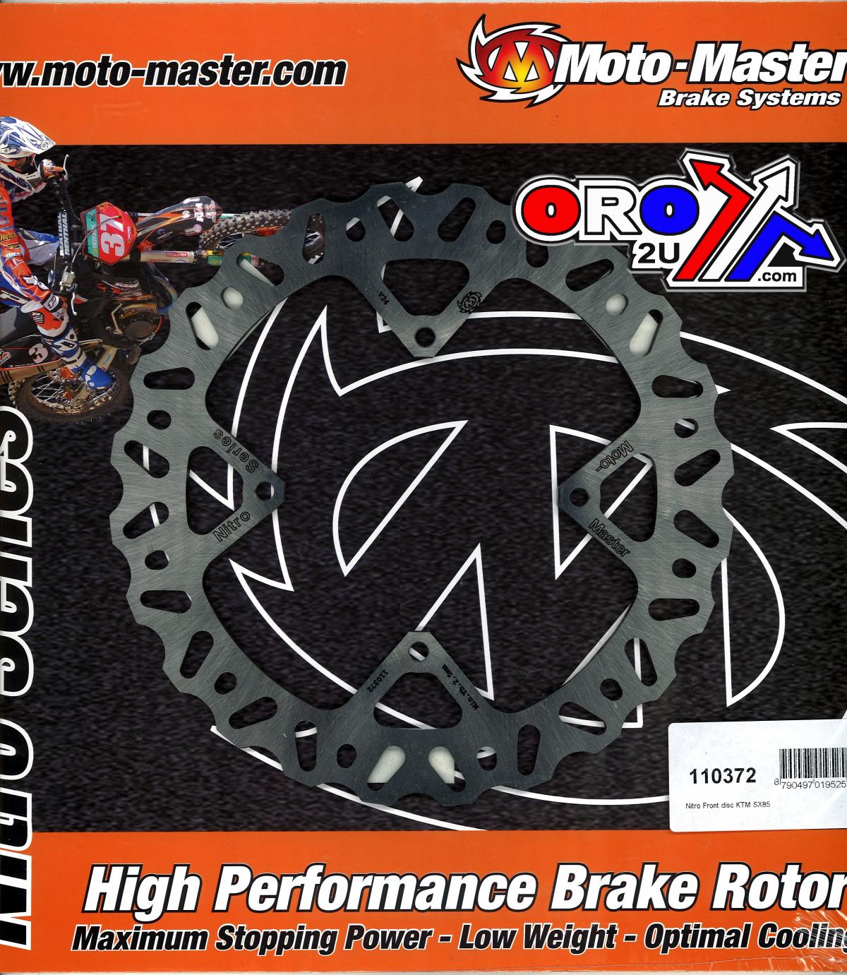 DISC BRAKE FRONT KTM85 NITRO, MOTO-MASTER 110372, MD6258C, 47009060300