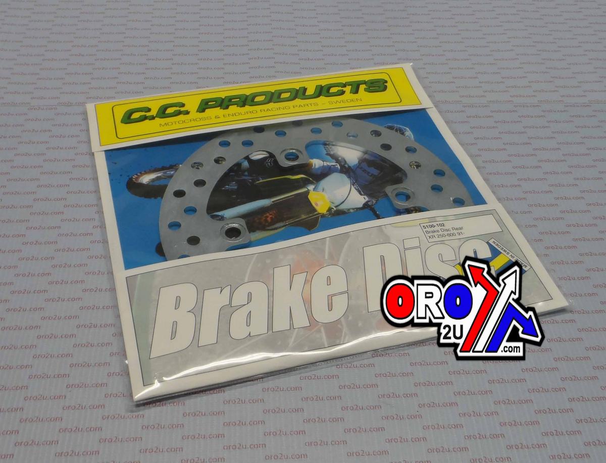 DISC BRAKE REAR XR ROUNDCC, CROSS-CENTER PRODUCT 5100-102
