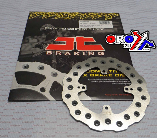 DISC BRAKE REAR CR80 CR85 JT, JTD1009SC01 CRF150R 07-16, SELF-CLEANING HOLES