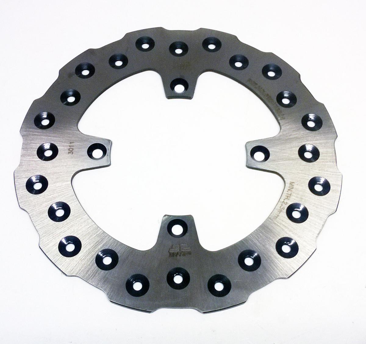 DISC BRAKE REAR RM85 05-16 JT, JTD3011SC01 KAWASAKI, SELF-CLEANING HOLES