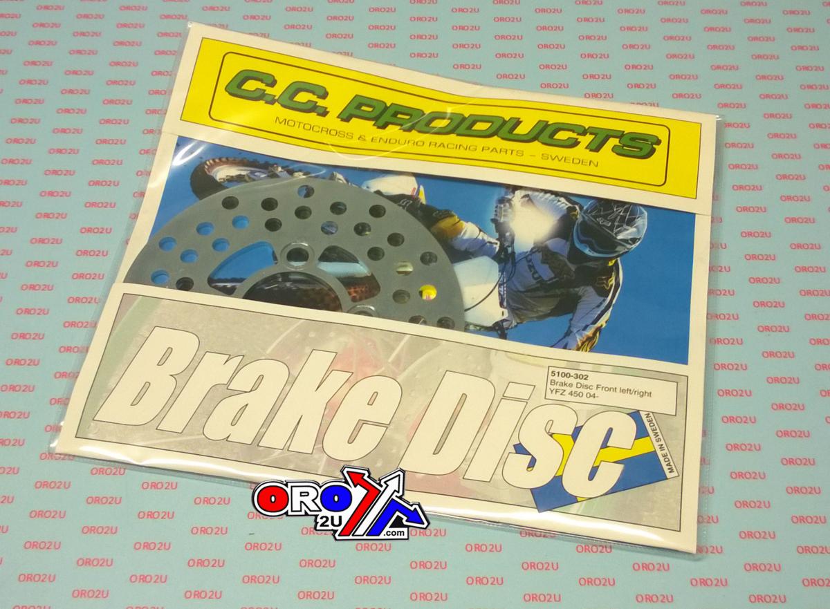DISC BRAKE FRONT YFZ ROUND, CROSS-CENTER PRODUCT 5100-302
