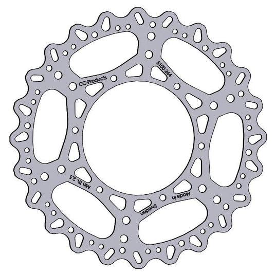 DISC BRAKE FRONT YZF250/450 16, CC PRODUCTS FRONT 270mm, 5100-264