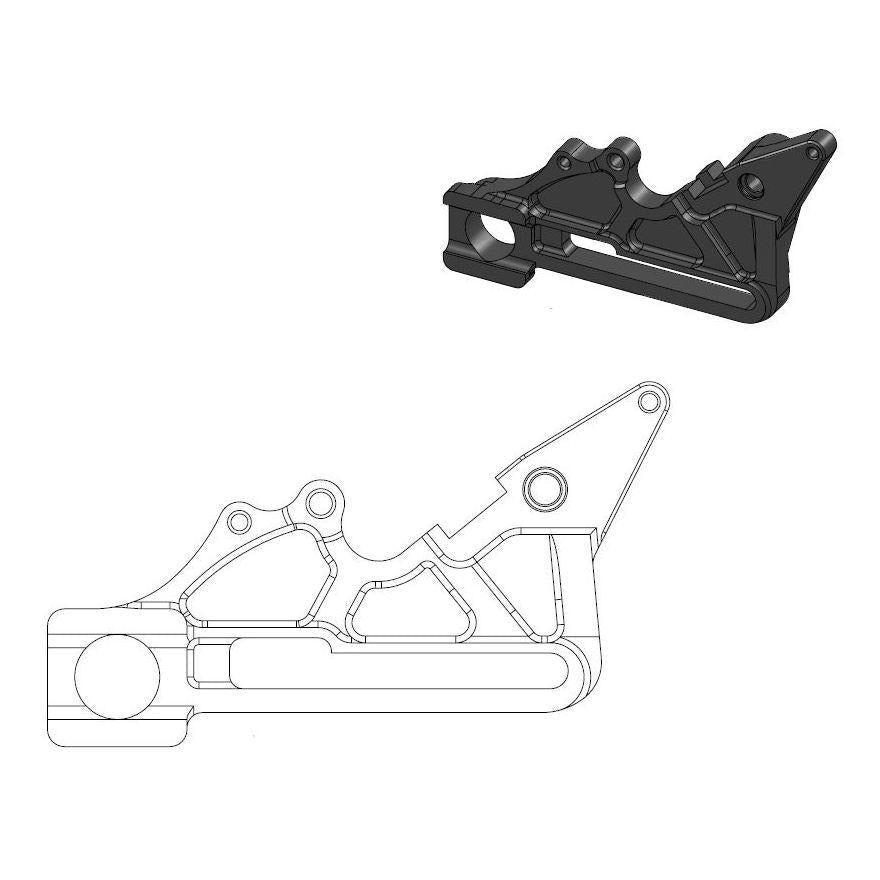 BRACKET REAR KTM HUSQVARNA, MOTO-MASTER 211085