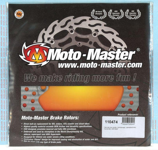 DISC BRAKE REAR HALO CBR600, MOTO-MASTER 110474 HONDA