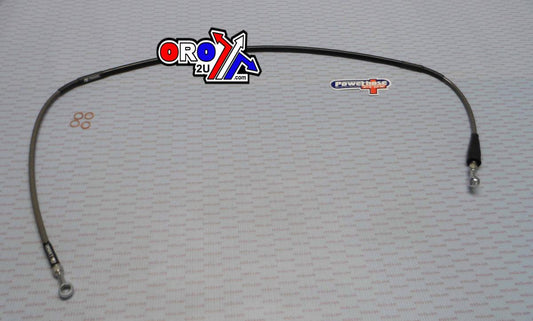 HOSE FRONT BRAKE SILVER / BLK, VENHILL S01-1-032/P DRZ400