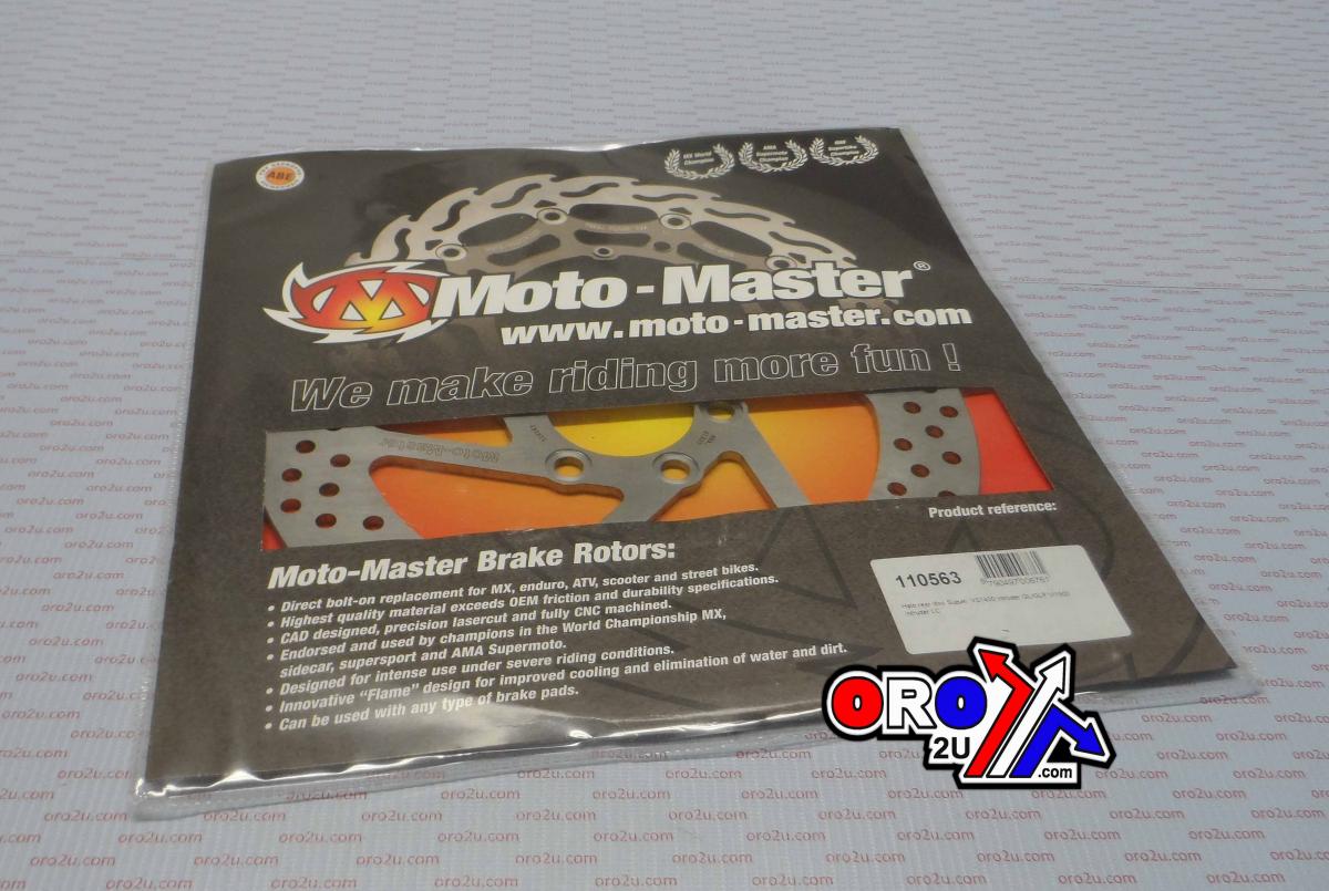 DISC BRAKE REAR HALO SUZUKI, MOTO-MASTER. VS1400, 110563, ROAD, MC, INTRUDER GL/GLP