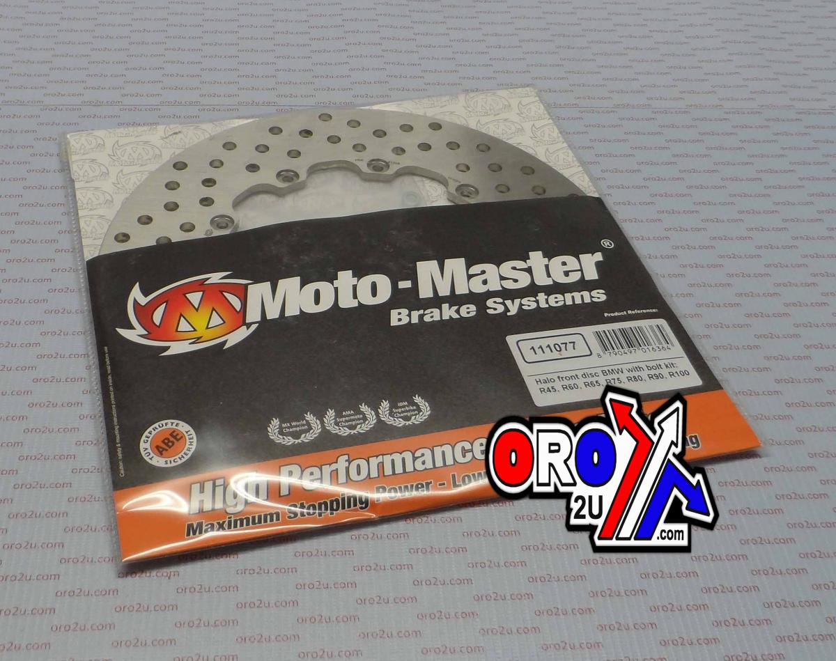 DISC BRAKE FRONT L/R HALO BMW, MOTO-MASTER , CLASSIC, 111077, ROAD, MC