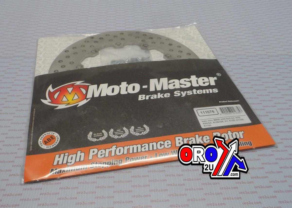 DISC BRAKE FR/RR L/R HALO BMW, MOTO-MASTER , CLASSIC, 111076, ROAD, MC